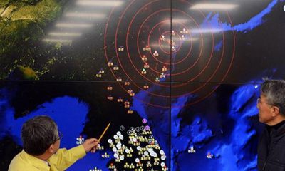 Động đất xảy ra ở gần khu vực Triều Tiên thử hạt nhân