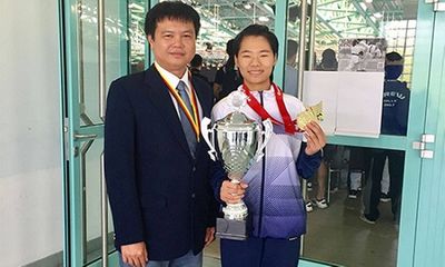 Nữ võ sỹ Việt Nam xuất sắc giành Huy chương vàng lịch sử ở giải Karatedo Thế giới