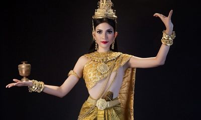 Trương Thị May mừng tết ĐônTa của người Khmer bằng bộ ảnh đẹp mắt