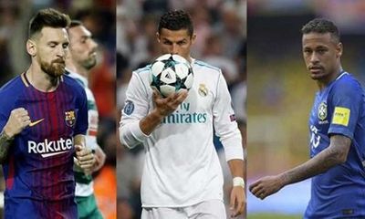 Ronaldo, Messi, Neymar lọt Top 3 đề cử Cầu thủ xuất sắc nhất năm 2017