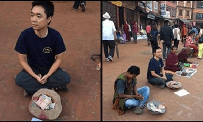Một du khách người Việt đã thử đóng vai ăn xin ở Nepal và kết quả nhận được bất ngờ