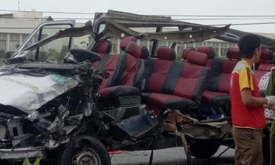 Hiện trường vụ tai nạn giao thông ở Tây Ninh, 6 người tử vong