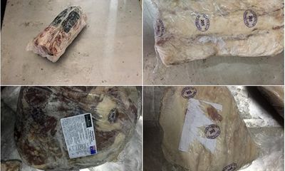 Tiêu hủy hơn 300kg thịt bò Úc không rõ nguồn gốc chuẩn bị tuồn vào các nhà hàng