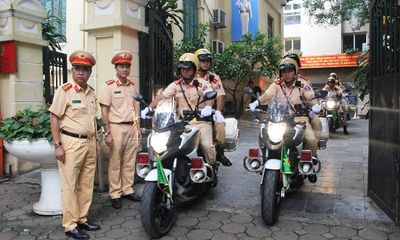 Hà Nội cử 100 cảnh sát giao thông, 32 xe dẫn đoàn vào Đà Nẵng phục vụ APEC