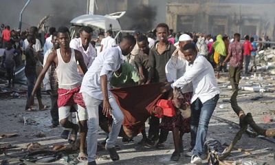 Hiện trường vụ đánh bom đẫm máu khiến 276 người thiệt mạng ở Somalia