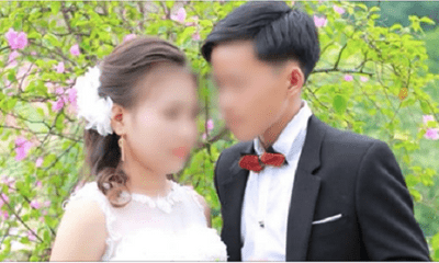Xôn xao bộ ảnh cưới cô dâu 13 tuổi cùng chú rể 16 tuổi ở Lào Cai