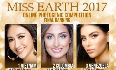 Vượt 86 thí sinh, Hà Thu thắng kép 2 huy chương vàng tại Miss Earth 2017