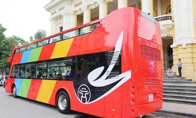 Hứng thú với lộ trình tuyến xe buýt 2 tầng City Tour phục vụ du lịch Hà Nội