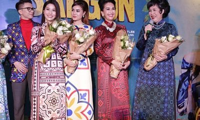 Dàn sao Việt xúng xính áo dài dự buổi công chiếu 
