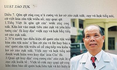 Đề xuất cải tiến chữ viết Tiếng Việt: Sẽ gây ra nhiều hệ lụy