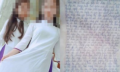 Đau lòng đọc thư tuyệt mệnh của nữ sinh lớp 8 cùng bạn nhảy sông tự tử