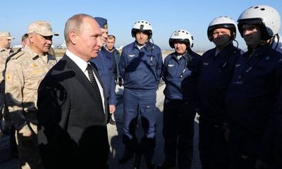 Tổng thống Nga Putin bất ngờ thăm Syria, tuyên bố chiến thắng IS