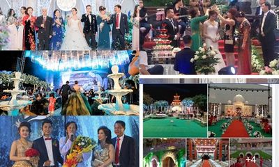 Những đám cưới không phải của 'siêu sao' nhưng vẫn 'hoành tráng' nhất 2017