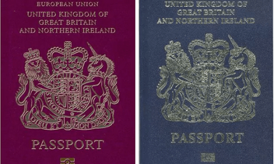 Hậu Brexit: Anh xác nhận đổi hộ chiếu về màu xanh và bỏ dấu EU
