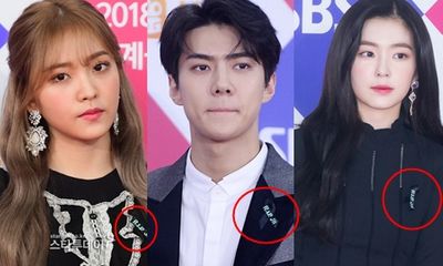 Thảm đỏ SBS Gayo Daejun 2017: Nghệ sĩ SM đều đeo băng tưởng nhớ Jonghyun