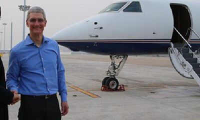  Để đảm bảo an toàn Apple buộc CEO Tim Cook phải sử dụng máy bay riêng