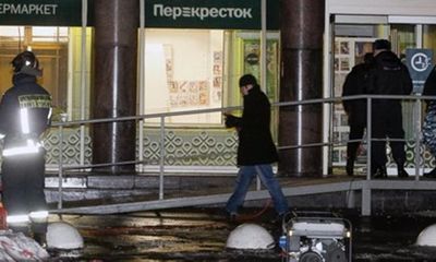 10 người bị thương trong vụ nổ bom siêu thị ở Saint Petersburg