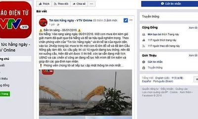 Đà Nẵng: Truy tìm người giả mạo Facebook VTV8 đăng tin thất thiệt