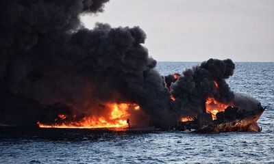 Trung Quốc xác định vị trí tàu chở dầu của Iran chìm
