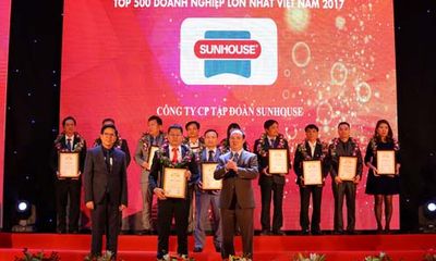 Tập đoàn SUNHOUSE tiếp tục nằm trong bảng xếp hạng Top 500 doanh nghiệp lớn nhất Việt Nam