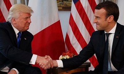 Tổng thống Trump tổ chức quốc yến chiêu đãi ông Macron