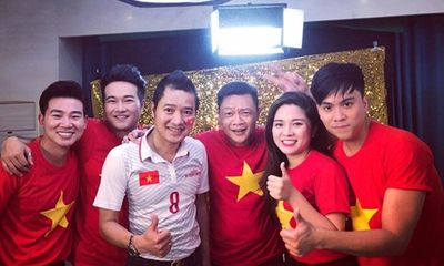 Hồng Sơn, Ngô Phương Lan cùng dàn sao Việt quay MV cổ vũ U23 Việt Nam