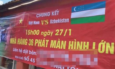 Nhà hàng, quán bia “cháy” chỗ ngồi xem chung kết U23 Việt Nam 