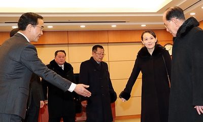 Chuyên cơ chở em gái ông Kim Jong-un đã đáp xuống Hàn Quốc