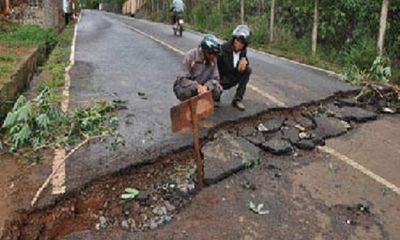 Điện Biên xảy ra động đất 4,1 độ richter