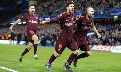 Clip Chelsea 1-1 Barcelona: Lần đầu của Messi