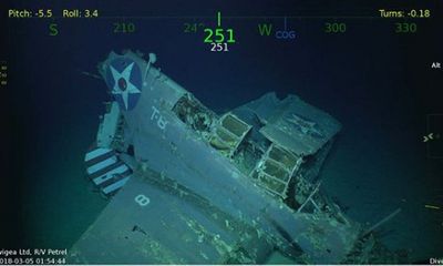 Phát hiện xác tàu sân bay Mỹ bị đánh chìm trong Thế chiến II