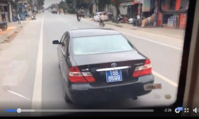 Vụ xe biển xanh lạng lách, chèn ép xe khách ở Nam Định: Xử phạt tài xế 350 nghìn