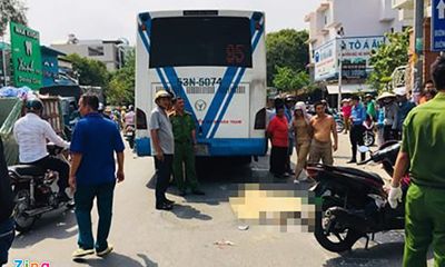 TP.HCM: Va chạm với xe buýt, người đàn ông tử vong tại chỗ