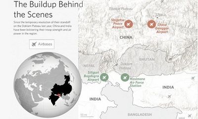 Trung Quốc, Ấn Độ đua nhau xây dựng lực lượng quân sự dọc biên giới