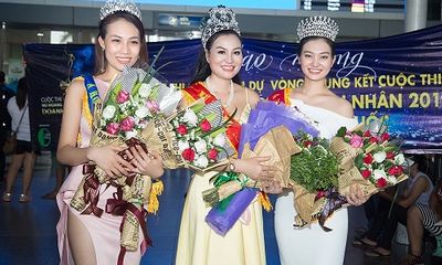 Người đẹp Xuân Thuỳ được xướng tên Á Hoàng 1 trong cuộc thi Nữ Hoàng Sắc Đẹp Doanh Nhân 2018 