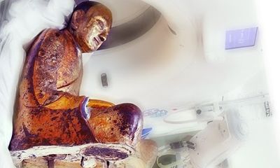 Phát hiện xác ướp của nhà sư bên trong tượng Đức Phật