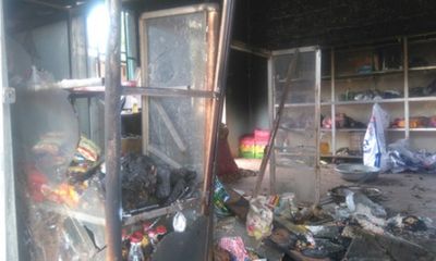 Cháy quán tạp hóa ở Gia Lai... tên trộm bị bỏng
