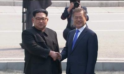 Ảnh: Cuộc gặp lịch sử của nhà lãnh đạo Triều Tiên và Tổng thống Hàn Quốc