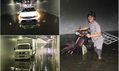 Nhiều phương tiện chết máy trong hầm chui ở Đà Nẵng