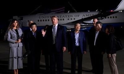 Triều Tiên thả 3 công dân Mỹ: Ông Trump ‘cảm ơn ông Kim Jong-un’