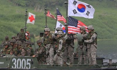 Mỹ tiết kiệm được một khoản tiền khổng lồ khi ngừng tập trận chung với Hàn Quốc