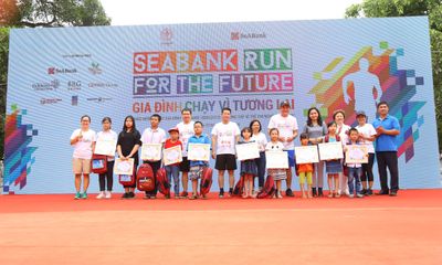 Seabank phối hợp Bộ Văn hóa Thể thao & Du lịch tổ chức giải “Gia đình chạy vì tương lai” gây quỹ học bổng cho trẻ em nghèo hiếu học