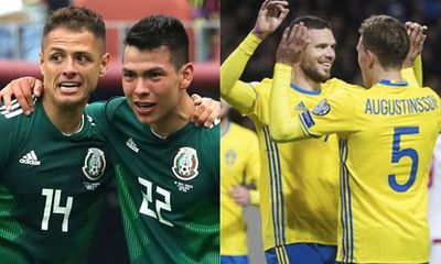 World Cup 2018 bảng F Mexico - Thụy Điển: Ngôi đầu bảng và hy vọng bước tiếp