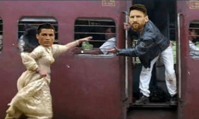 Ngập tràn ảnh chế Ronaldo - Messi cùng bị loại khỏi World Cup 2018