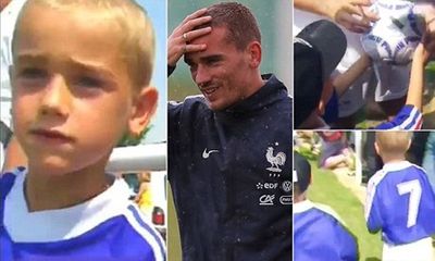 Video: Griezmann 7 tuổi chạy theo xin chữ ký dàn danh thủ World Cup 20 năm trước