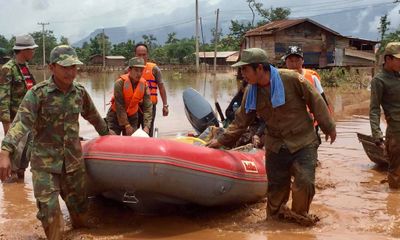 Vỡ đập thủy điện Lào: Cận cảnh công tác cứu hộ tại nơi cơn lũ vừa càn quét