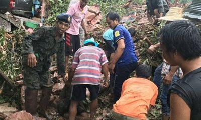 Thái Lan: Sạt lở đất do mưa lũ, 7 người thiệt mạng, 2 người mất tích 