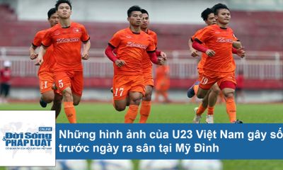 Những hình ảnh của U23 Việt Nam trước giờ thi đấu trận khai mạc Cúp Tứ Hùng