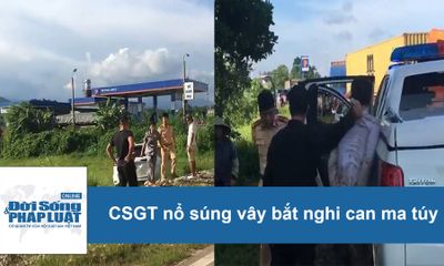 Clip: Toàn cảnh vụ nổ súng vây bắt nghi can ma túy của CSGT Quảng Ninh