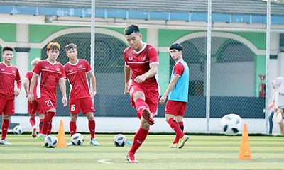 Olympic Việt Nam luyện đá penalty quyết đấu Nhật Bản